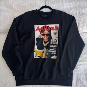 Vintage Aaliyah crew neck sweatshirt